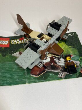 Lego Adventurers Pontoon Plane 5925 99% Complete With Instructions